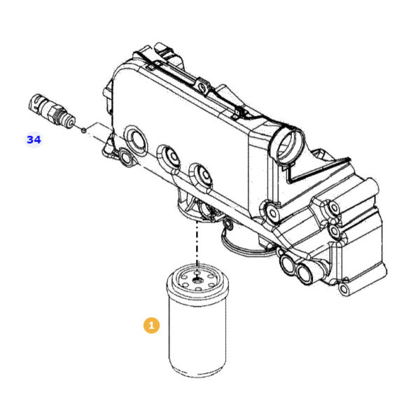 WDK962 1 filtr paliwa silnika katalog 600x600 - Filtr paliwa WDK962/1 Mann Filter