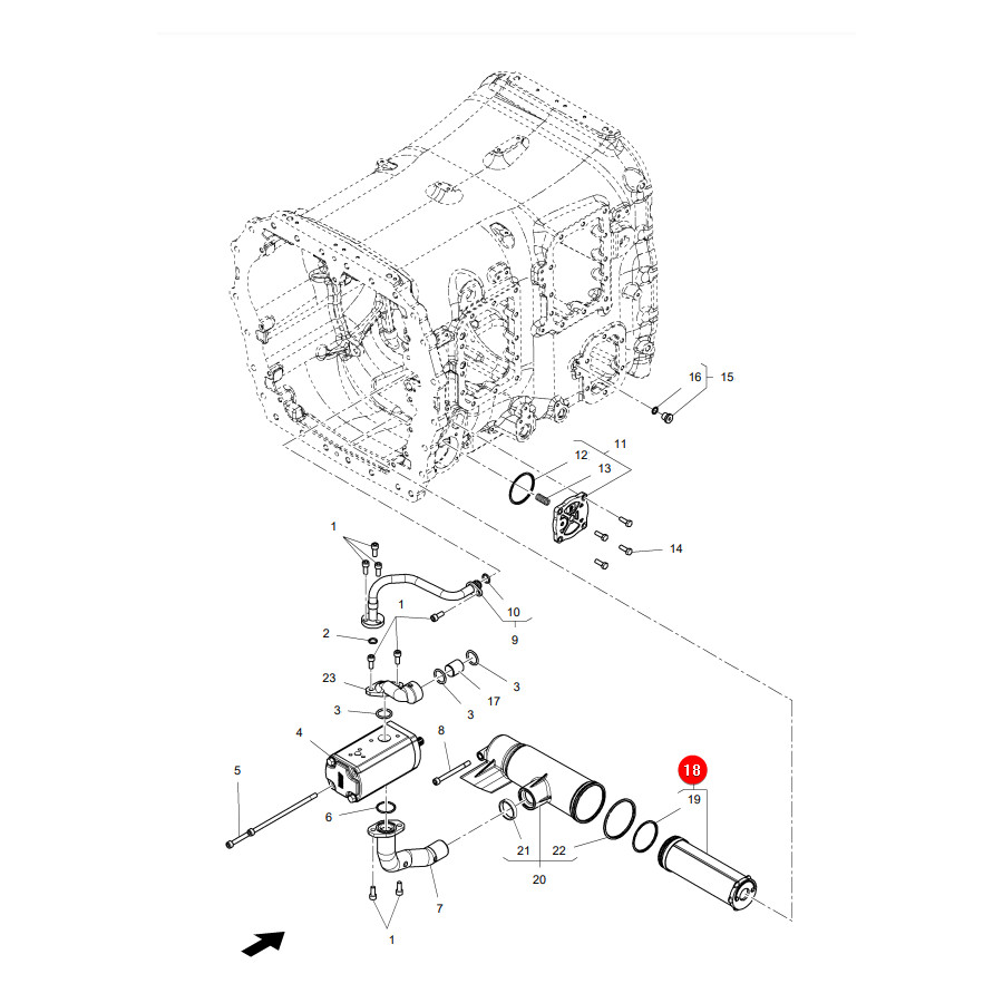 4363520M3 filtr hydrauliki katalog