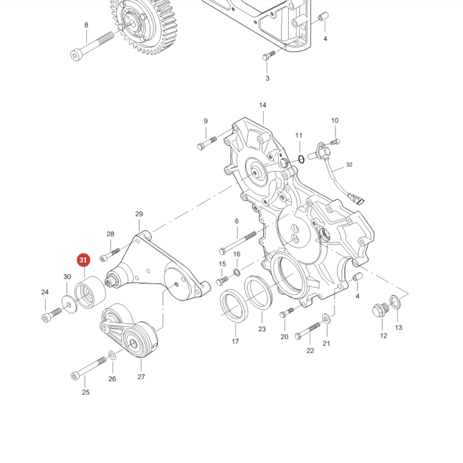 V837074402 rolka paska katalog