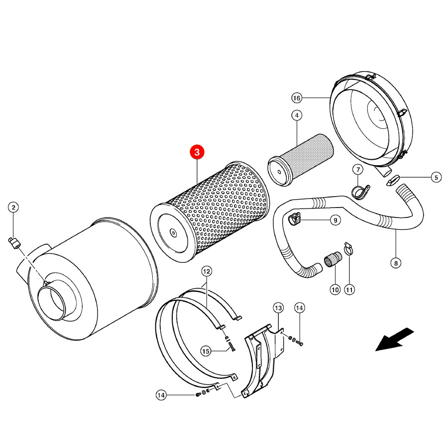 0001421660 filtr powietrza katalog