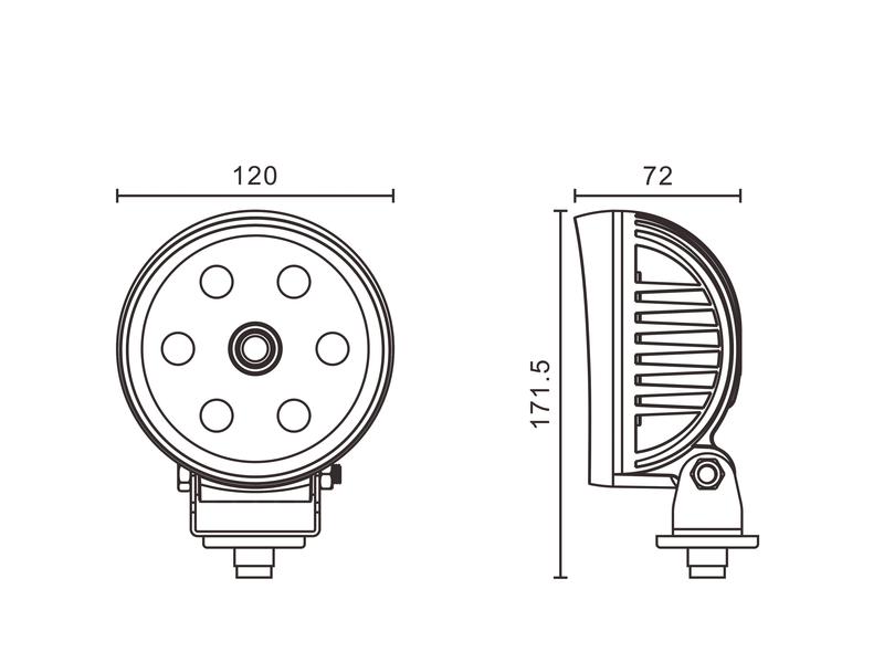162713 lampa robocza z kamera katalog